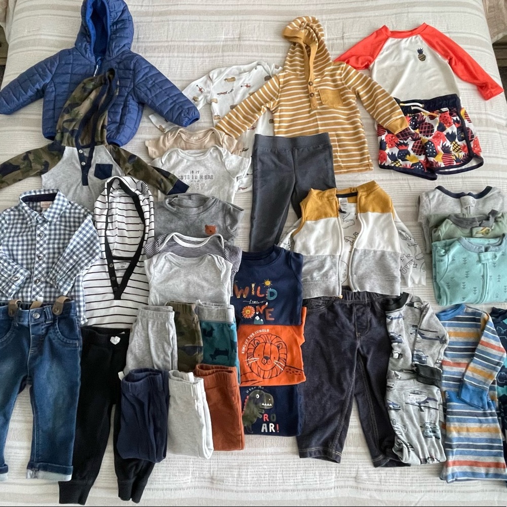 9-12 months baby boy clothes bundle
